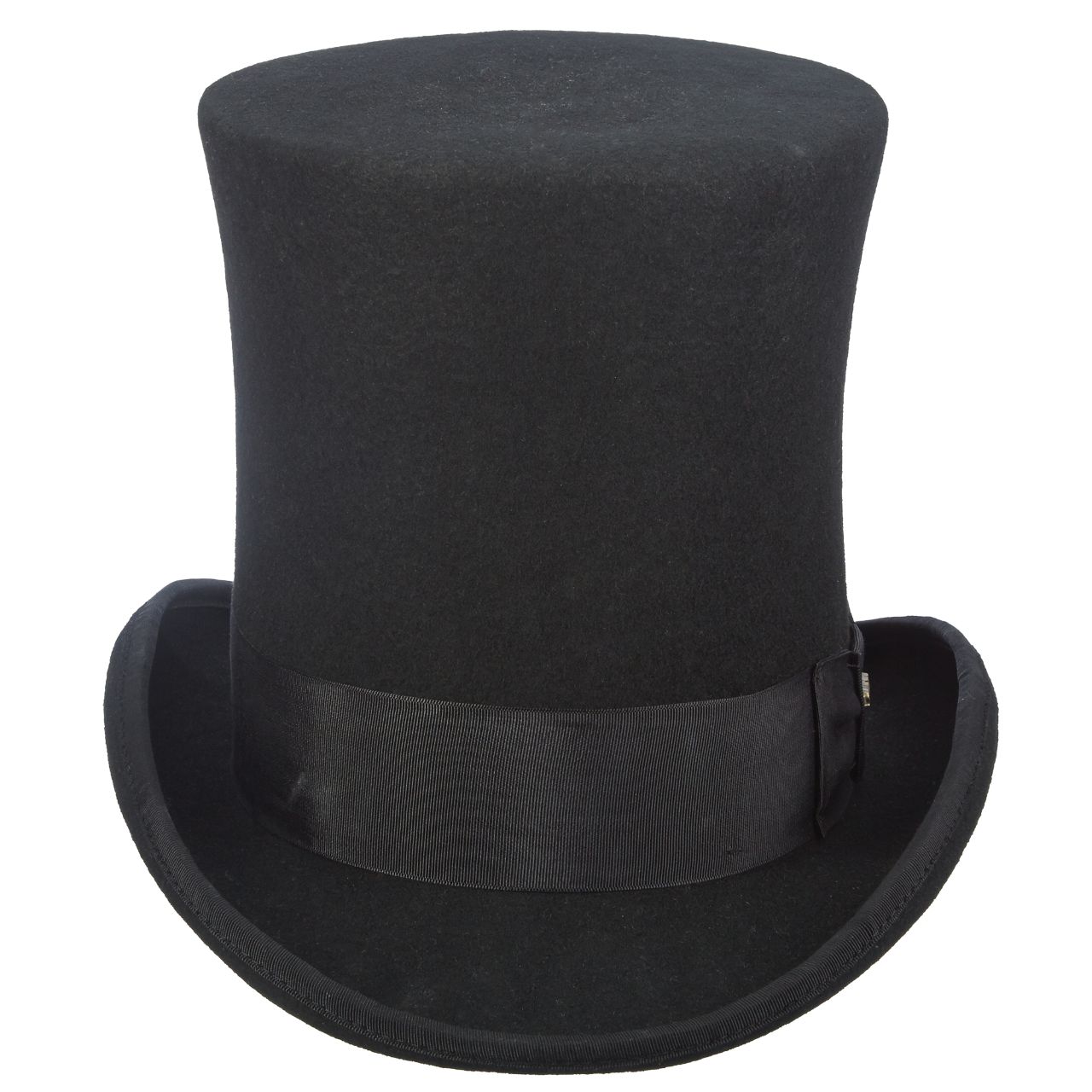 Jacobson Hat Company Wool Felt Flared Top 8 Inch Tall Black