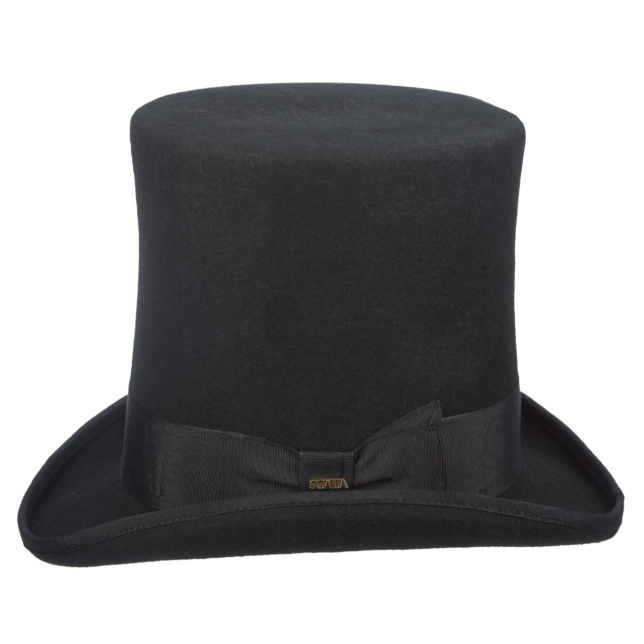Jacobson Hat Company Wool Felt Flared Top 8 Inch Tall Black